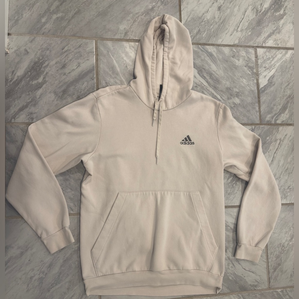 Adidas Mens Pullover Nude Hoodie Size Large Activewear